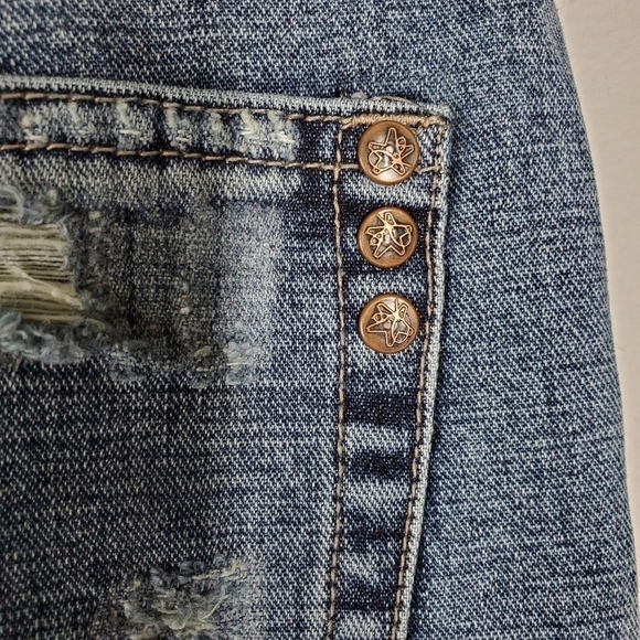 J-STAR DISTRESSED BOOTCUT JEANS - Picture 4 of 8